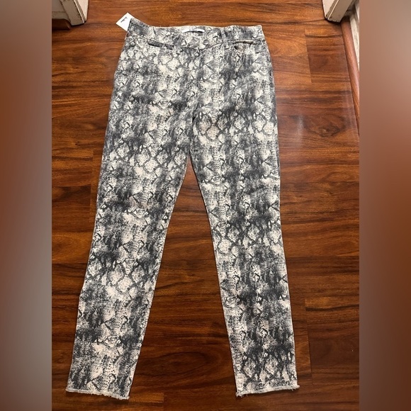 Sam Edelman snakeskin the stiletto High-Rise Skinny Jeans Size 31 NWT - Picture 2 of 6